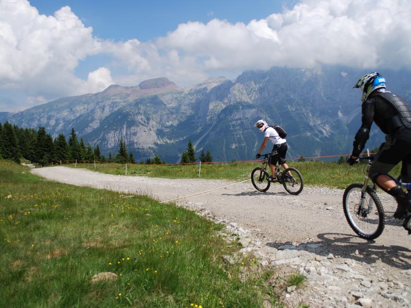 downhill in val di sole